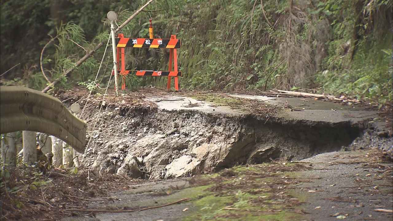 画像: 天竜区では観測史上最大５００ｍｍの雨