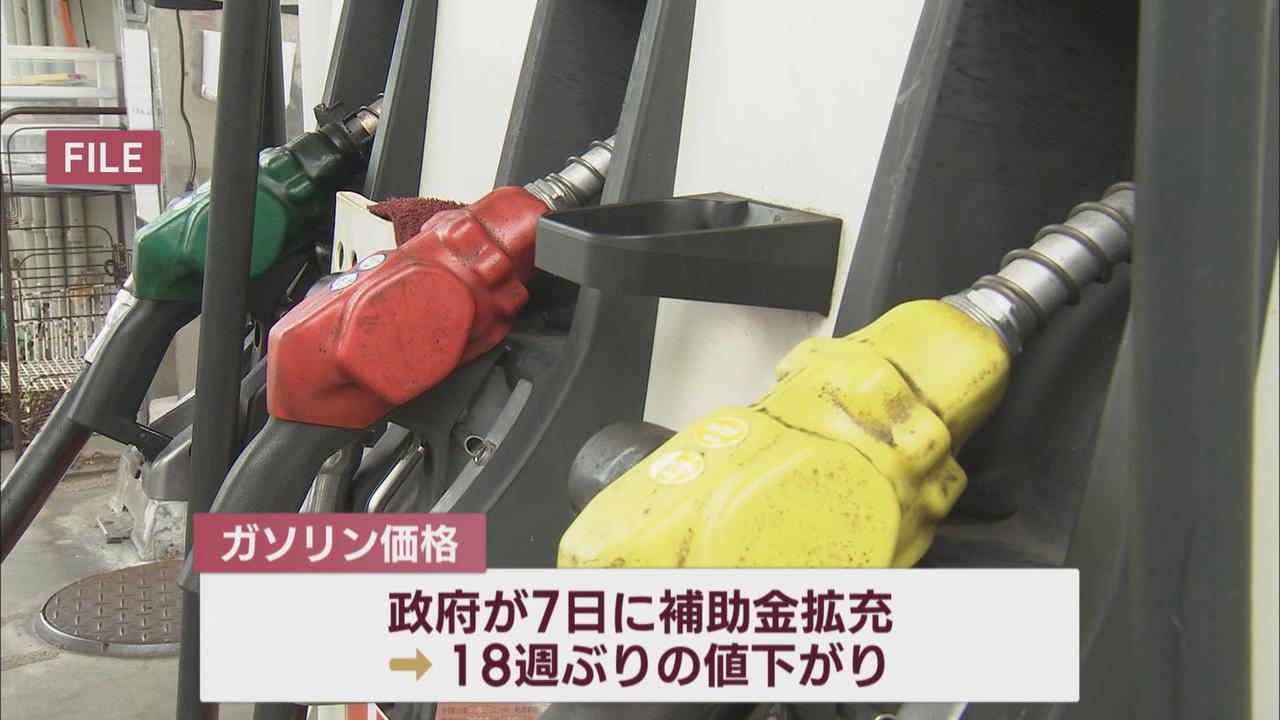 画像: ガソリン価格18週ぶり値下がり　全国平均184．8円（前週比－1．7円）、静岡県は183．2円（－3．1円）