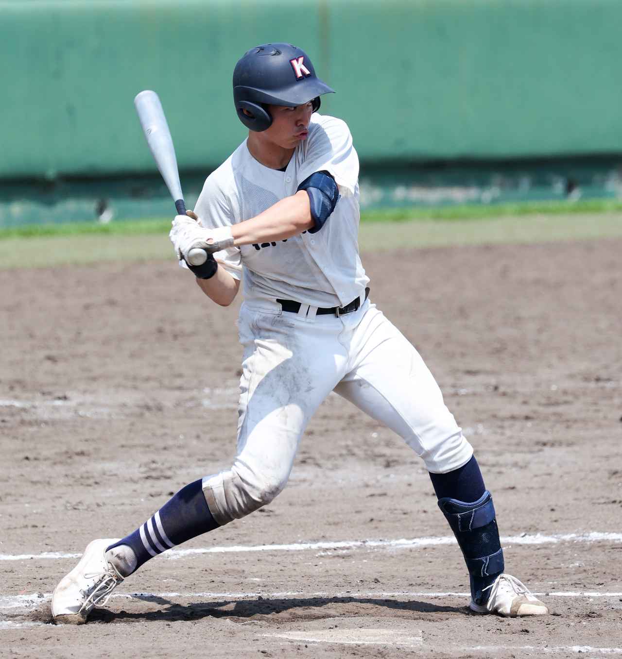強打者の落合倭吹輝（掛川西）