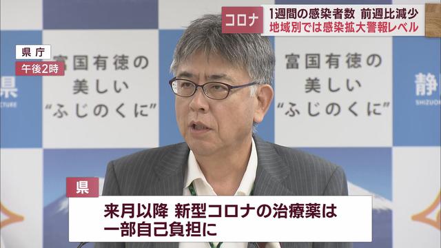 【新型コロナ】9月11日～17日感染者数前週に比べて減少も静岡県内全ての地域が感染拡大警報レベル